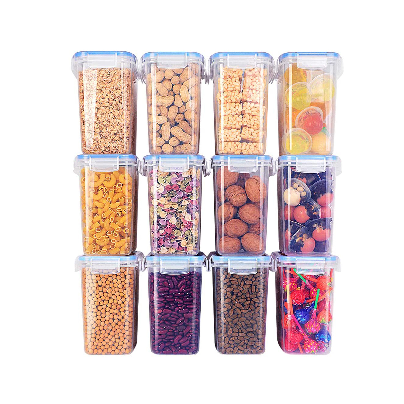 BPA Free Airtight Kitchen Pantry Food Storage Containers