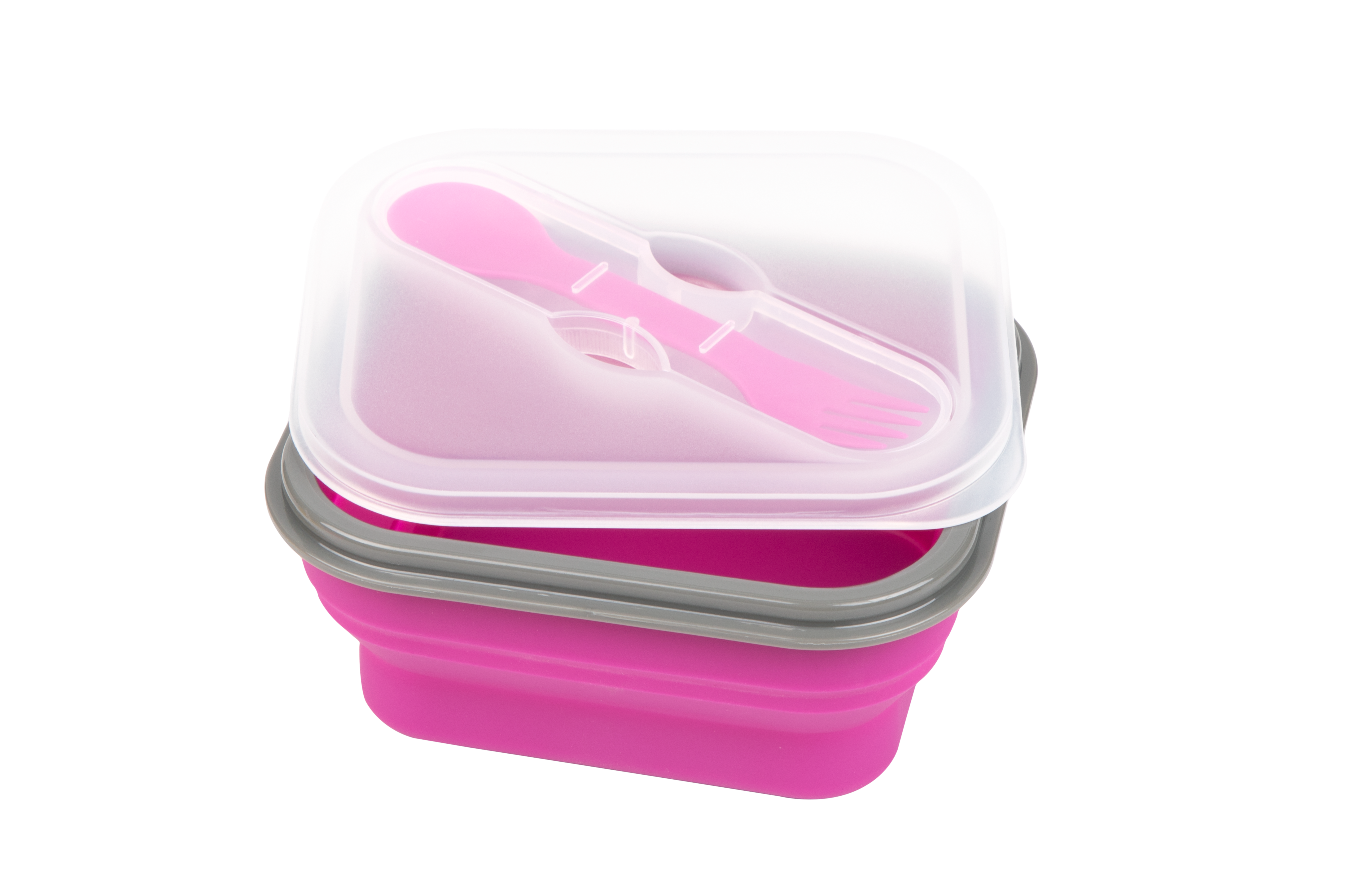 Foldable Lunch Bento Box with Spoon
