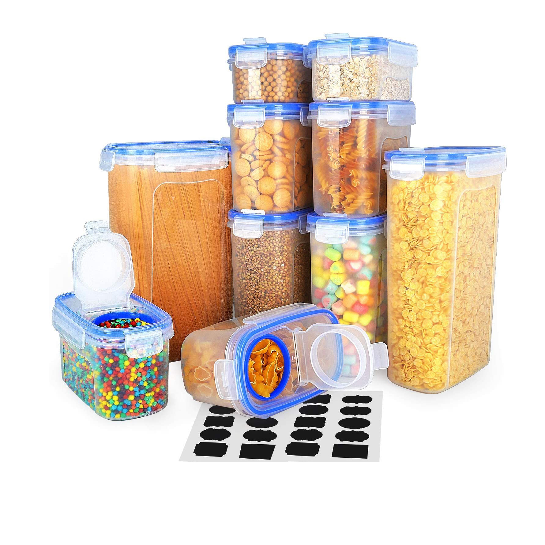 Clear Airtight Cereal Storage Container