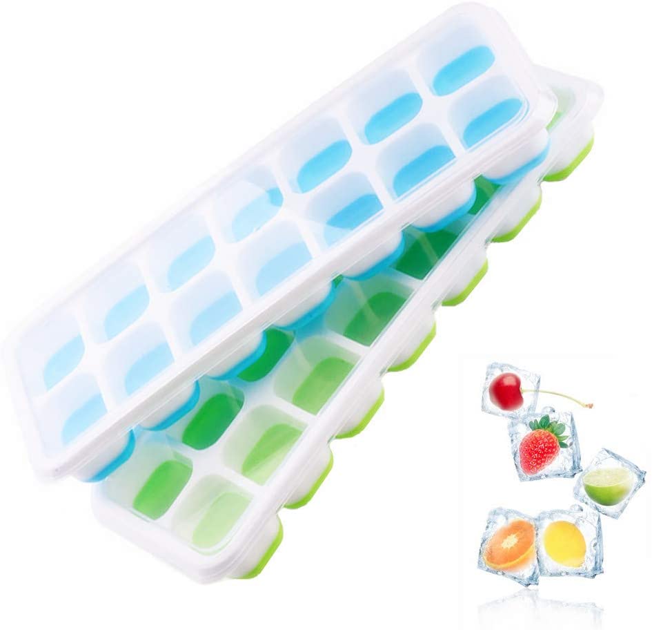 Release Silicone And Flexible Ice Cube Trays