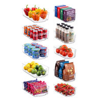 Refrigerator Storage Boxes & Bins Set of 10 Pcs