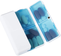 Wholesale FDA Free Bulk Folding Plastic Daily Pill Organizer