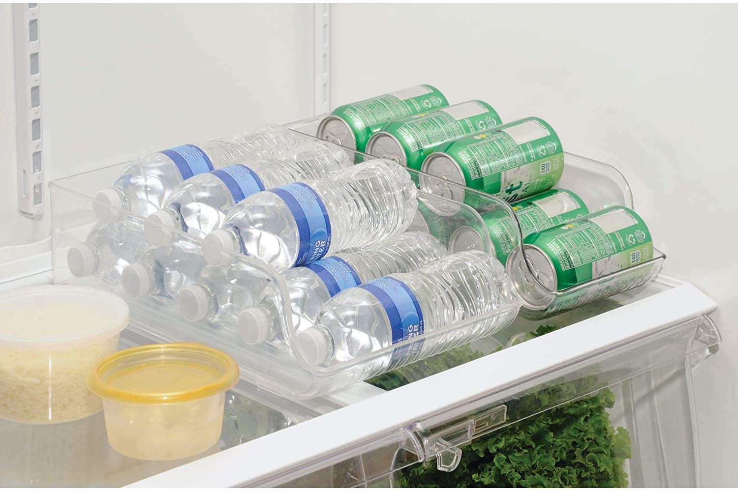 Freezer Water Bottle Storage Organizer Bin Buy refrigerator organizer