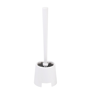 Toilet Brush and Holder Set, Toilet Bowl Brush with Stiff Bristles Basic & Classic Design