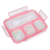 bento lunch box leakproof, 4 compartment lunch box kids