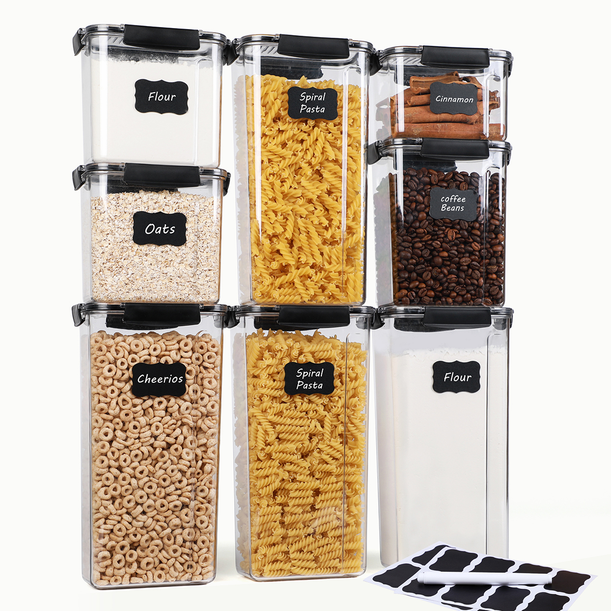 New Design for Pantry and airtight food storage containers 8 pack set
